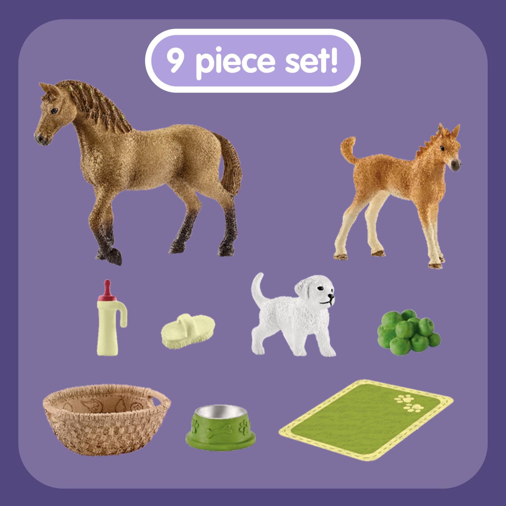 Schleich Horse Club Sarah's Baby Animal Care Playset